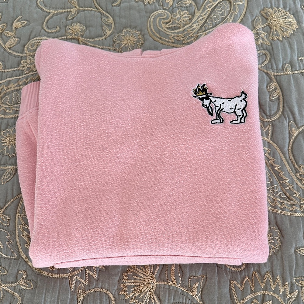 Goat USA  Kids Sweatshirt with Embroidery and Goat Patch